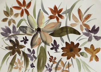 Earthy Floral Watercolor