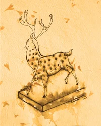 Elegant Spotted Stag