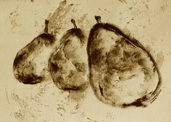 Pears in Sepia