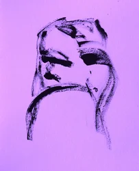 Pensive Abstract Face