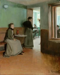 Aquarium (Interior of a Café)