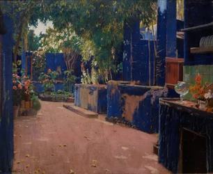 Blue Courtyard. Arenys de Munt