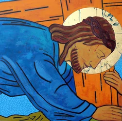 Jesus Falls Under the Cross