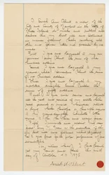 Last will and testament of Sarah Ann Blunt Crozley, October 1898