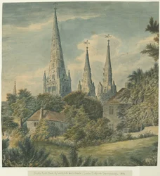 Lichfield Cathedral - North East View