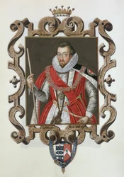 Portrait of Robert Cecil, 1st Earl of Salisbury, from 