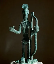Statuette of a Warrior Pulling a Bow