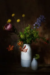 Dark Floral Still Life