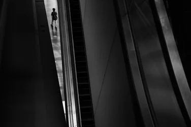 Solitary Escalator Path