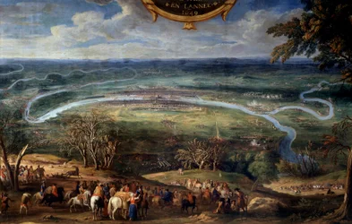 The Actions of Louis II of Bourbon, Prince of Conde (Grand Conde) (1621-1686), blockade of Paris in 1649 during the Fronde