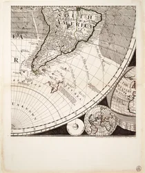 A New and Correct Map of the World (Section), c.1774