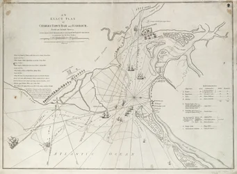 An Exact Plan of Charles Town Bar and Harbour, from an Actual Survey with the Attack of Fort Sullivan, on the 28 June 1776, by His Majesty