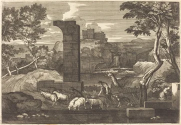 Landscape with Peasant and his Herd