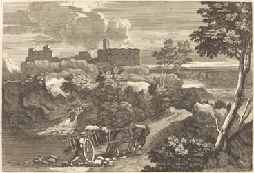 Landscape with Wagon