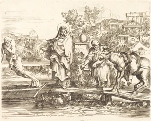 The Holy Family Preparing to Embark