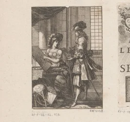 Geometry and Young Man with Geometric Drawing
