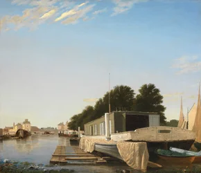 Barges at a Mooring