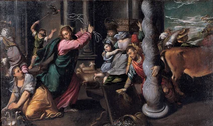 Christ Driving the Money Lenders from the Temple