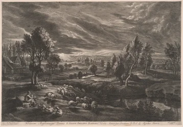 Landscape with Sheep, from The Small Landscapes