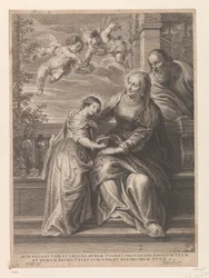 Mary with Her Parents Anna and Joachim