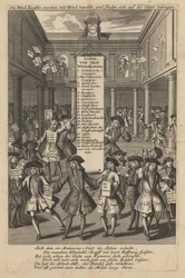 Wind Dealers Dropping Money, ca. 1720