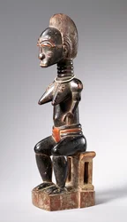 Baule Seated Female Figure