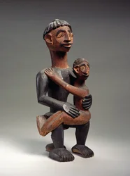 Seated Mother and Child, Igbo, Nigeria