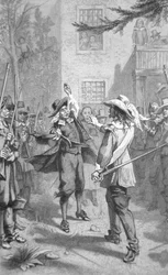 Nathaniel Bacon Confronts Sir William Berkeley