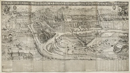 Liège, with a view of the Palace