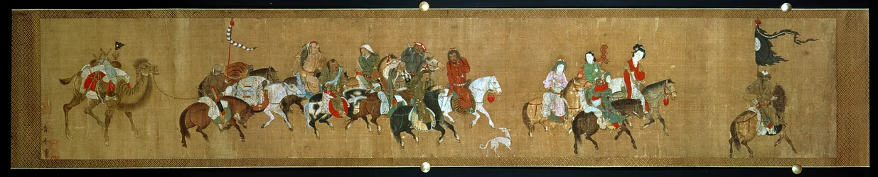 A convoy of Mongols, Chinese