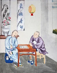 A game of strategy in China, late 18th century
