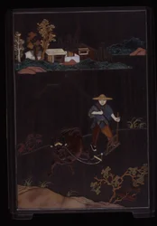 Brushpot With Scenes Of Country Pursuits