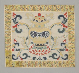 Eight Buddhist Precious Things, Vase