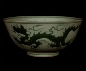 Ming Green Dragon Bowl, Hong-hsi Period, c.1425-35