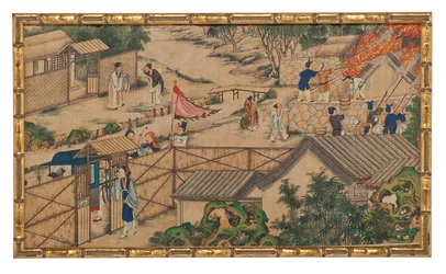 One of Twenty-Four Scenes from Dream of the Red Chamber