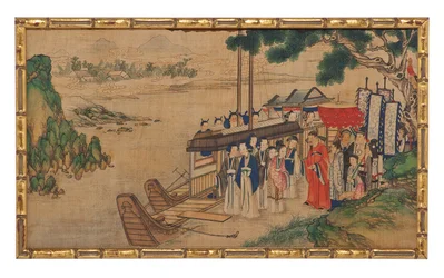 One of Twenty-Four Scenes from Dream of the Red Chamber