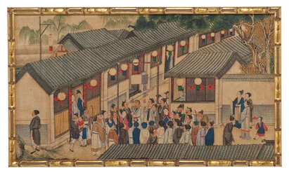 One of Twenty-Four Scenes from Dream of the Red Chamber
