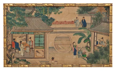 One of Twenty-Four Scenes from Dream of the Red Chamber