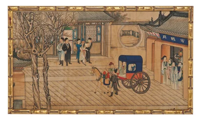 One of Twenty-Four Scenes from Dream of the Red Chamber