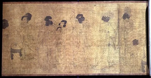 Palace Ladies at Leisure (detail)