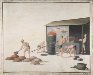 Put it in water to cool, Manufacturing cast iron in China, c.1820