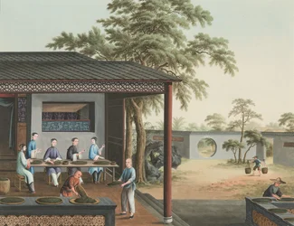 Tea production, c. 1820