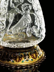 Fatimid ewer, Egypt, 975-1025, mounted by Jean-Valentin Morel, Sevres