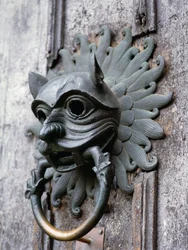 Durham Cathedral Sanctuary Knocker, copy of 12th century bronze original