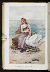 Elise and her youngest brother, from 