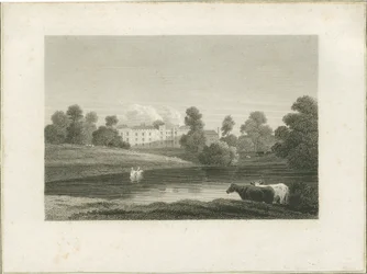 Enville Hall: engraving