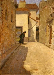 Figure in a Dieppe Street