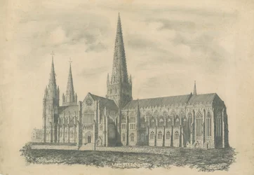 Lichfield Cathedral - South East View