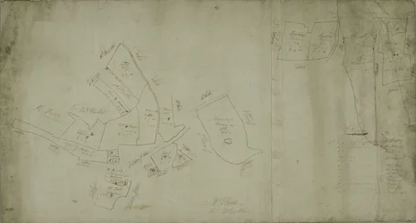 Map of Willesden, London (litho)