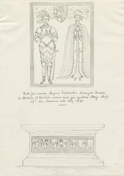 Sandon Church - Tomb of Hugh Erdeswicke and Cecilia [Bassett]